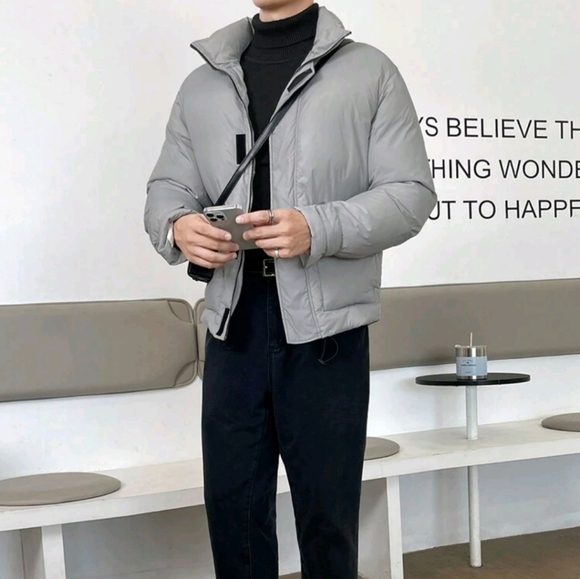 Brand new, Puffer Winter Jacket size small Grey gray - Picture 2 of 6